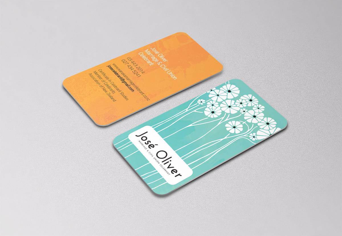 Business Card Design - José Oliver - Marriage & Civil Union Celebrant