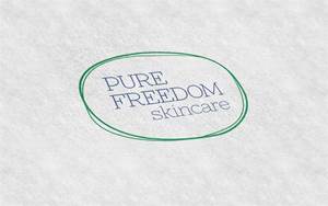 Logo Design - Pure Freedom Skincare - Envy Design Rotorua
