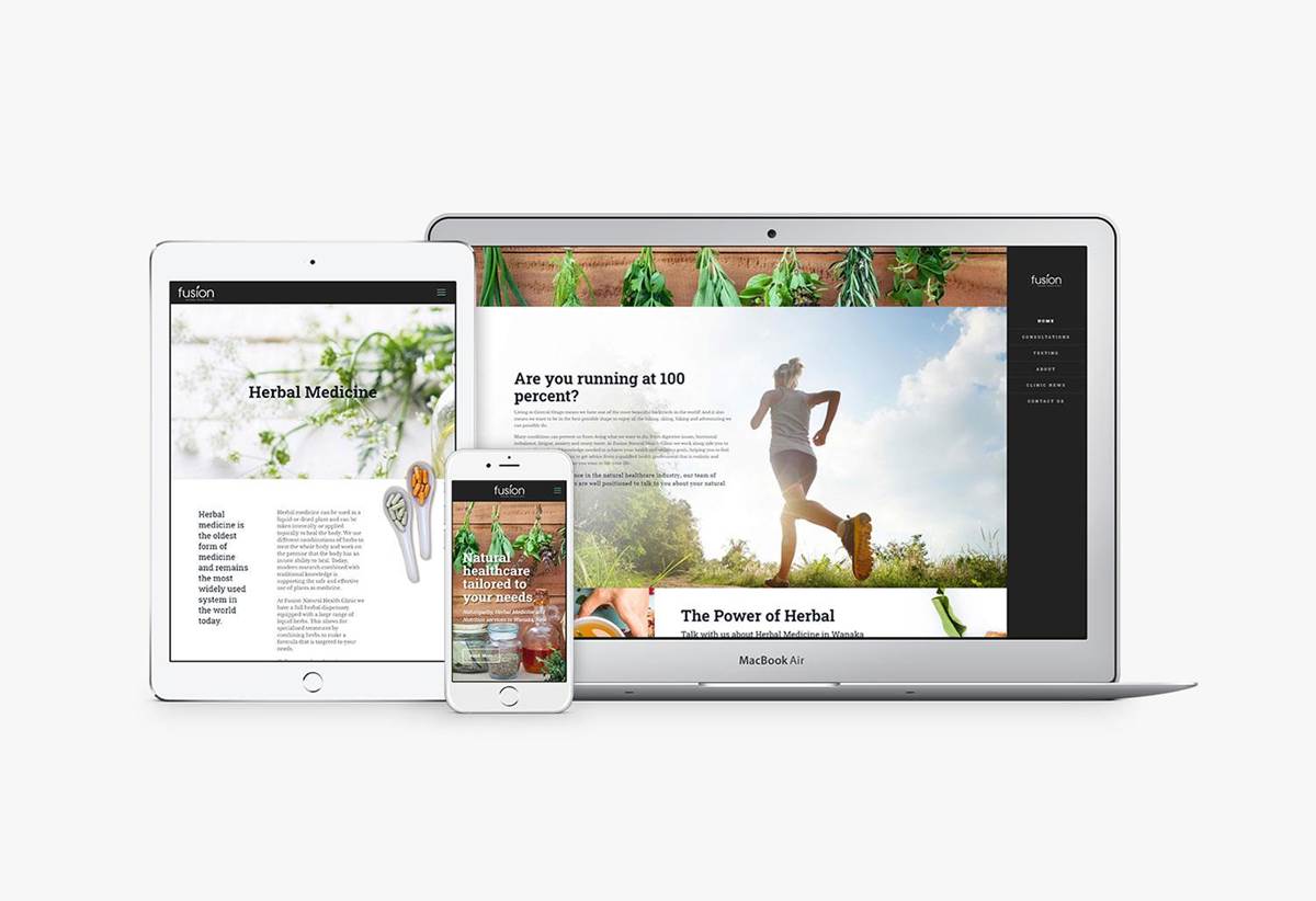 Website Design - Fusion Natural Health Clinic
