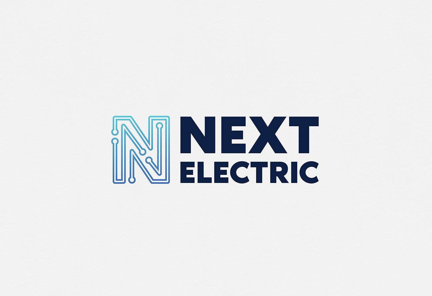 Next Electric branding Rotorua - logo variations