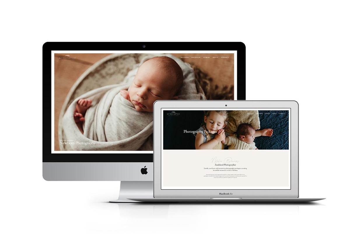 Website Redesign - Little Lovely Photography