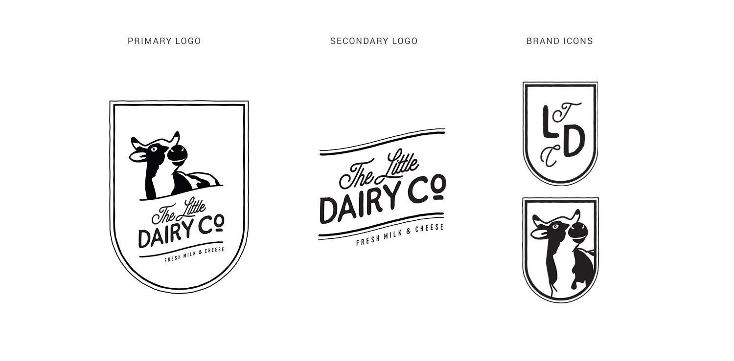 Logo design Auckland - The Little Dairy Co by Envy Web and Design