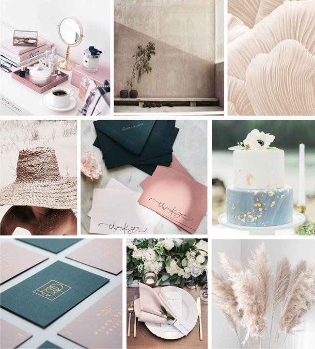 Mood board for We Gather
