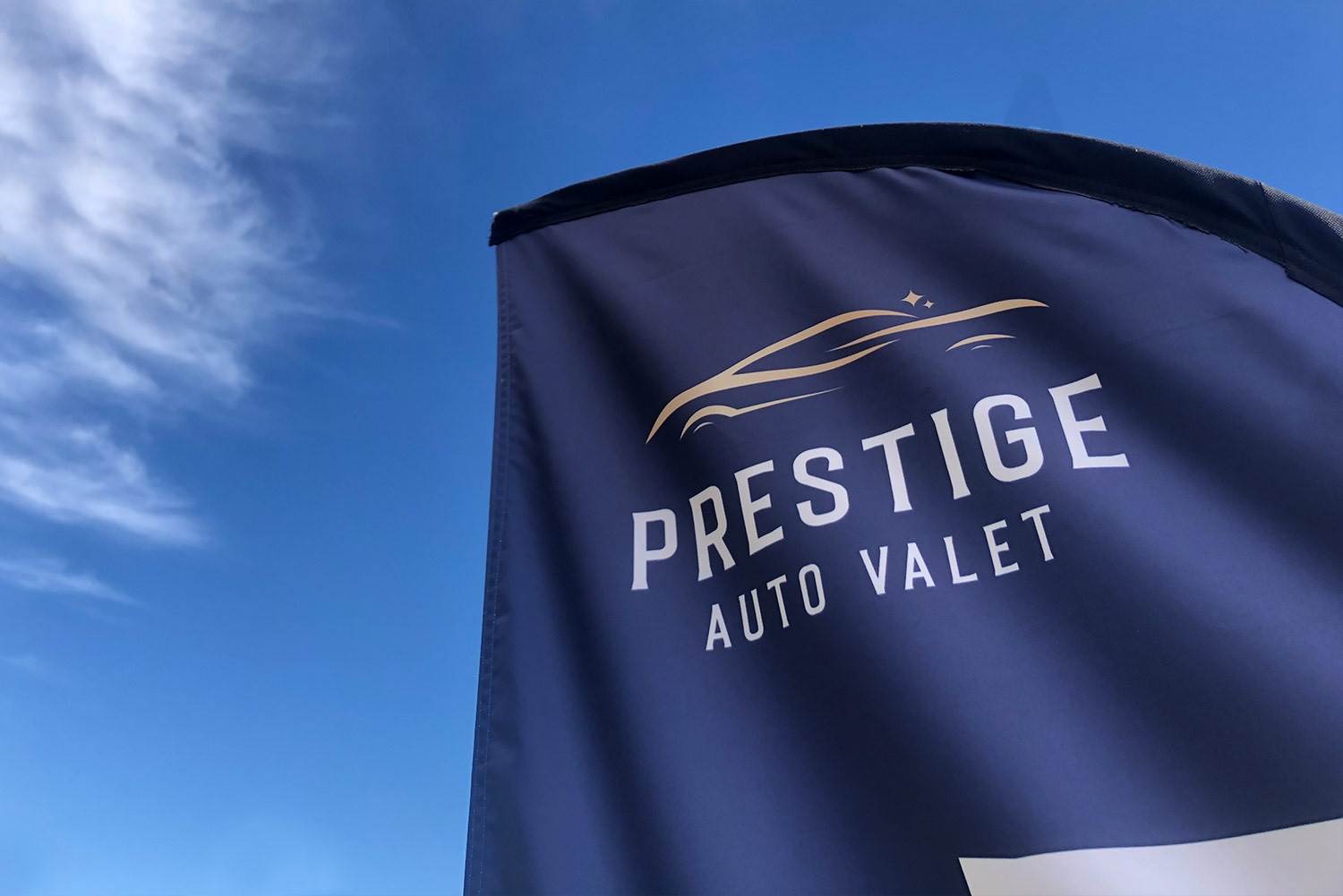Roadside Flag - Prestige Auto Valet Rotorua