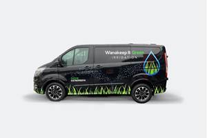 Vehicle Sign writing - Wanakeep It Green - Envy Design Rotorua