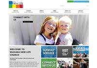 Custom Website Design and Implementation - Wanaka New Life Church - Envy Design Rotorua