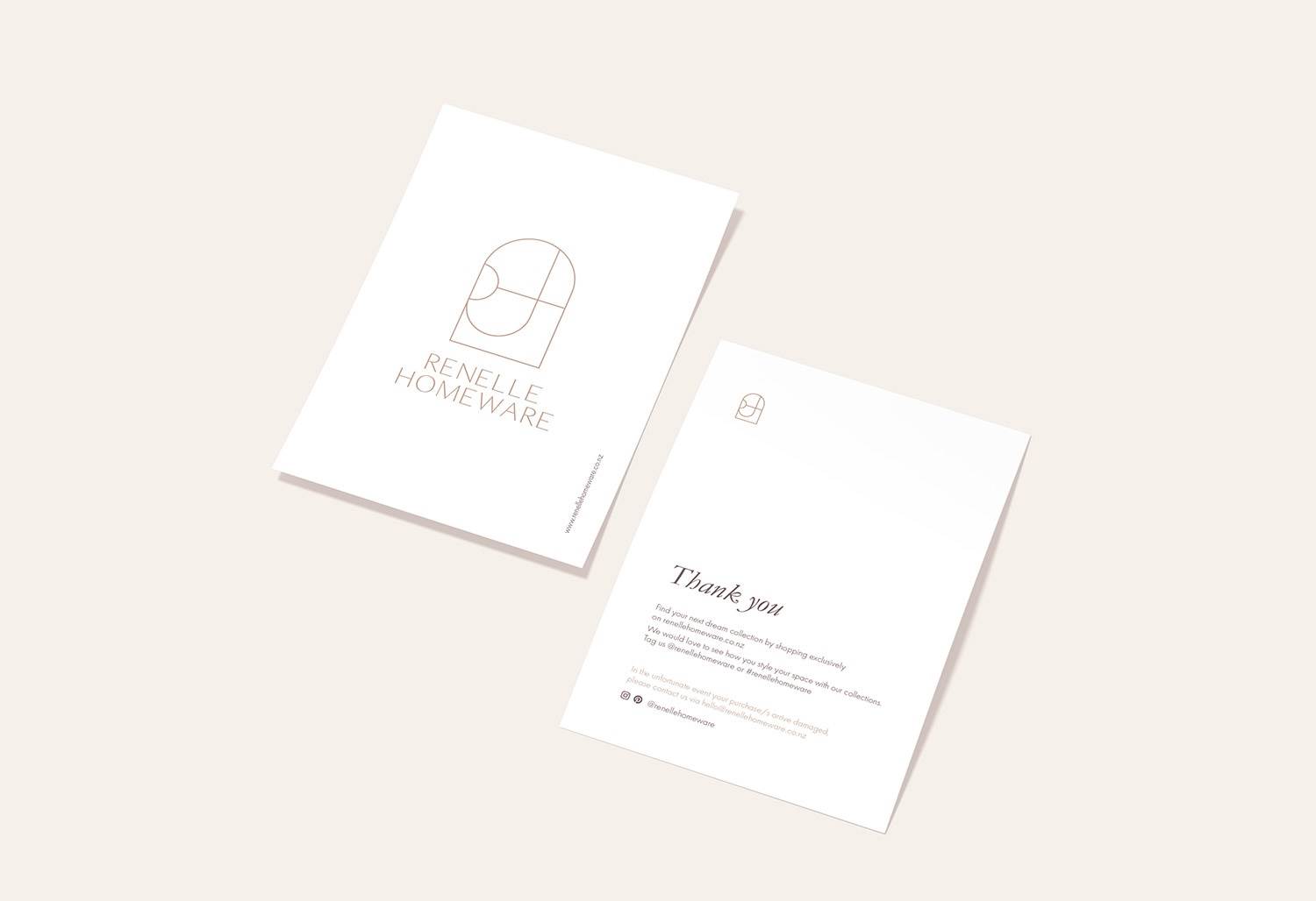 Than You card design - Renelle Homeware