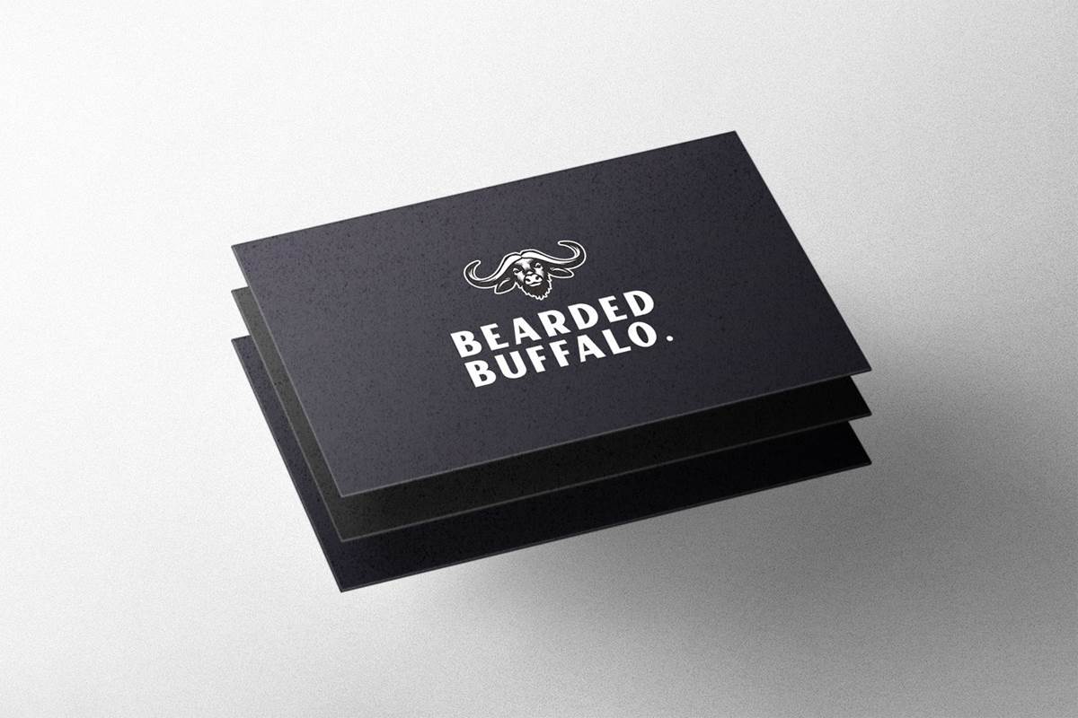 business card design Auckland for Bearded Buffalo