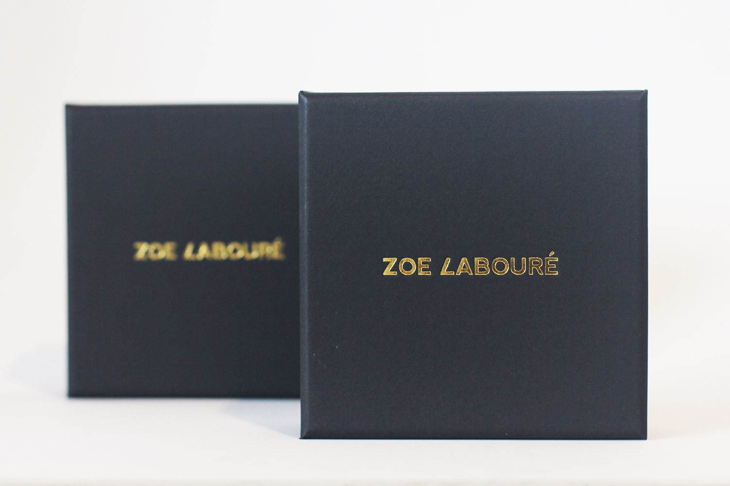 Packaging for jewellery brand design Zoe Laboure