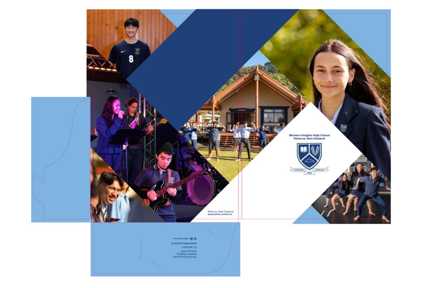 pocket folder design - Western Heights High School Rotorua