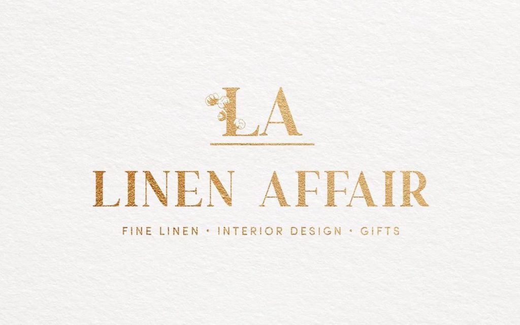 Linen Affair Hamilton Logo Design Branding