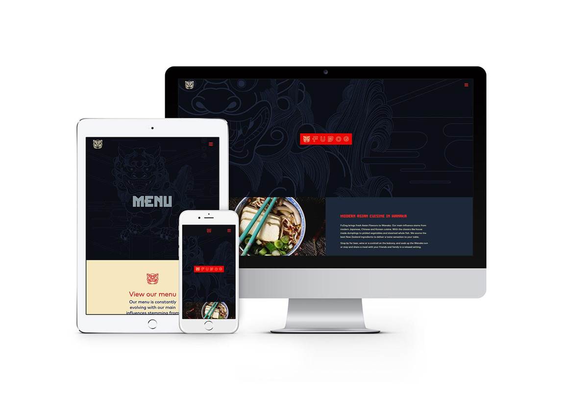 Wanaka Web Design Fudog Restaurant Website Design Envy Web And Design