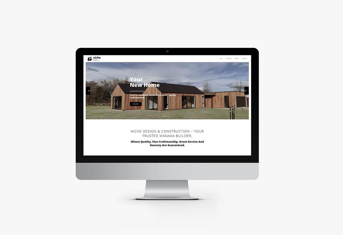 Niche Design And Construction Wanaka Builder Website Design