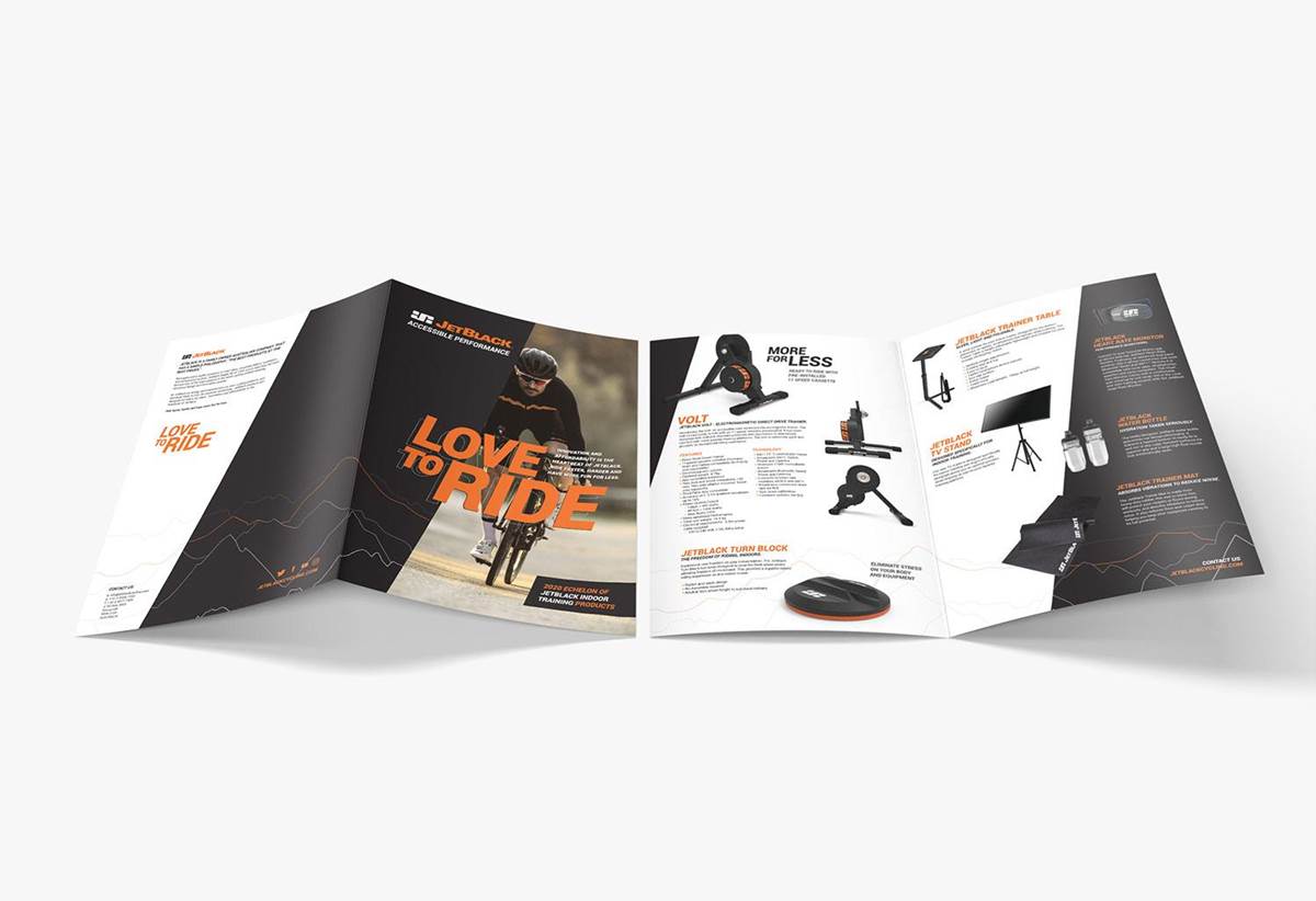 Flyer Design Jetblack Cycling Australia Envy Web And Design