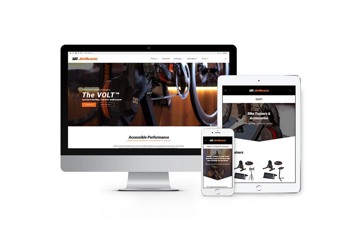 Jetblack Cycling Australia Web Design Rotorua Envy Web And Design