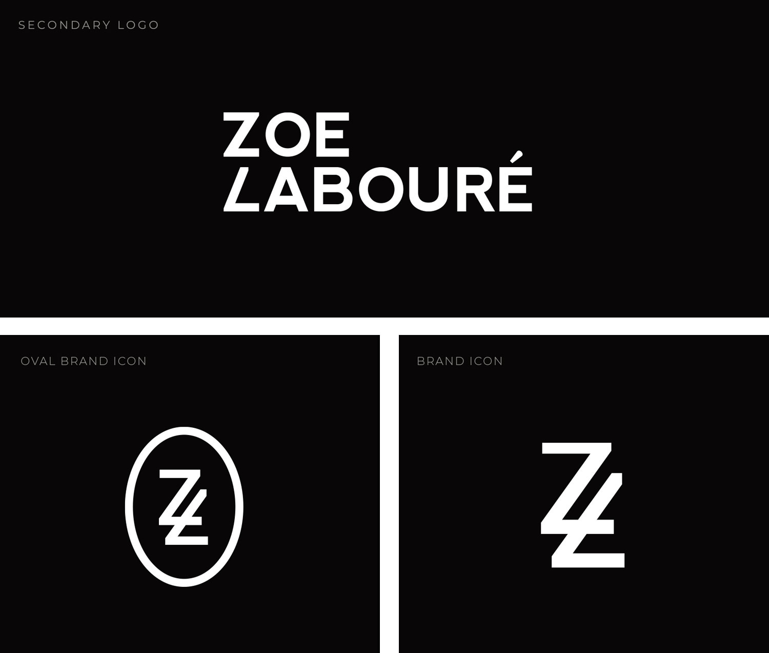 Zoe Laboure Brand Variations Logo Design Rotorua Auckland