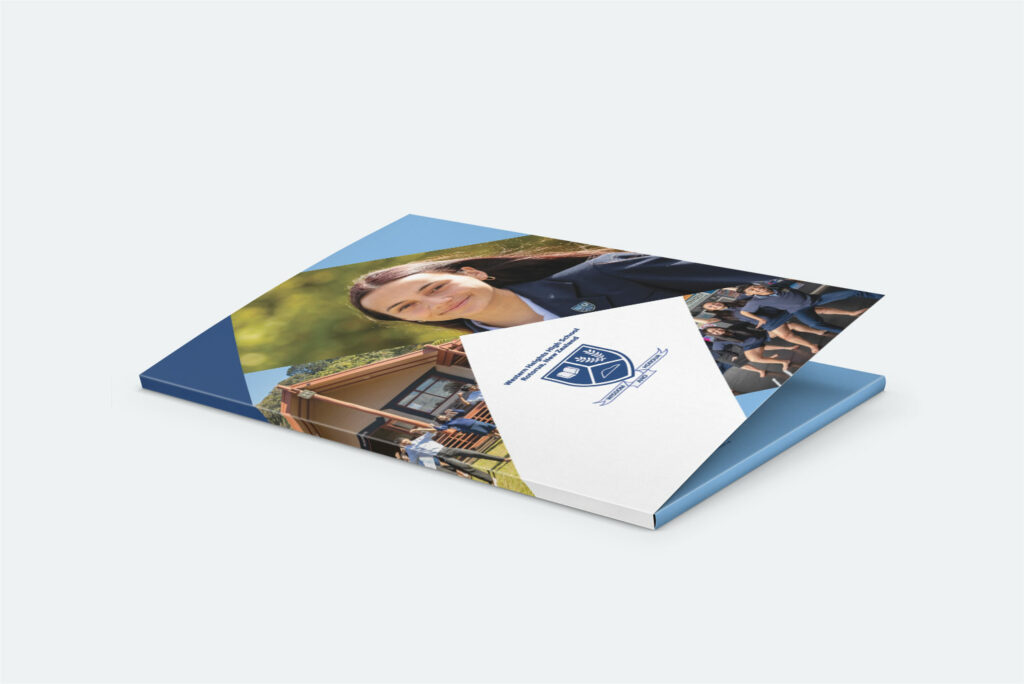 Western Heights High School Prospectus Folder Design