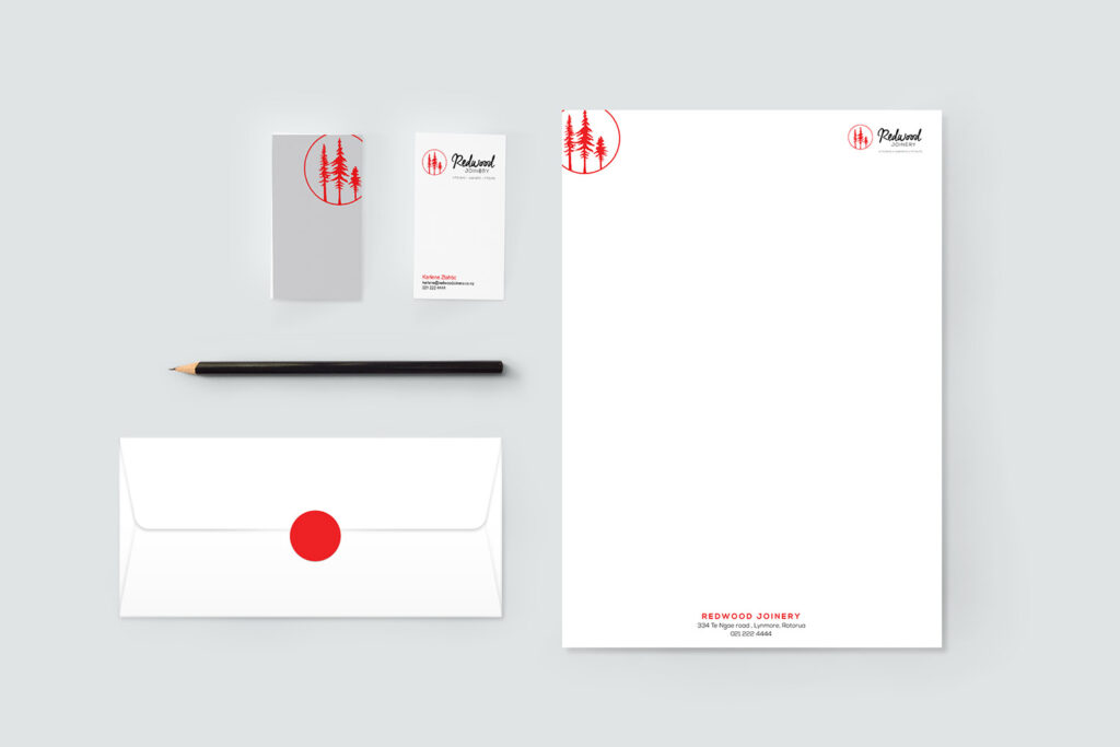Redwood Joinery Rotorua Branding Design