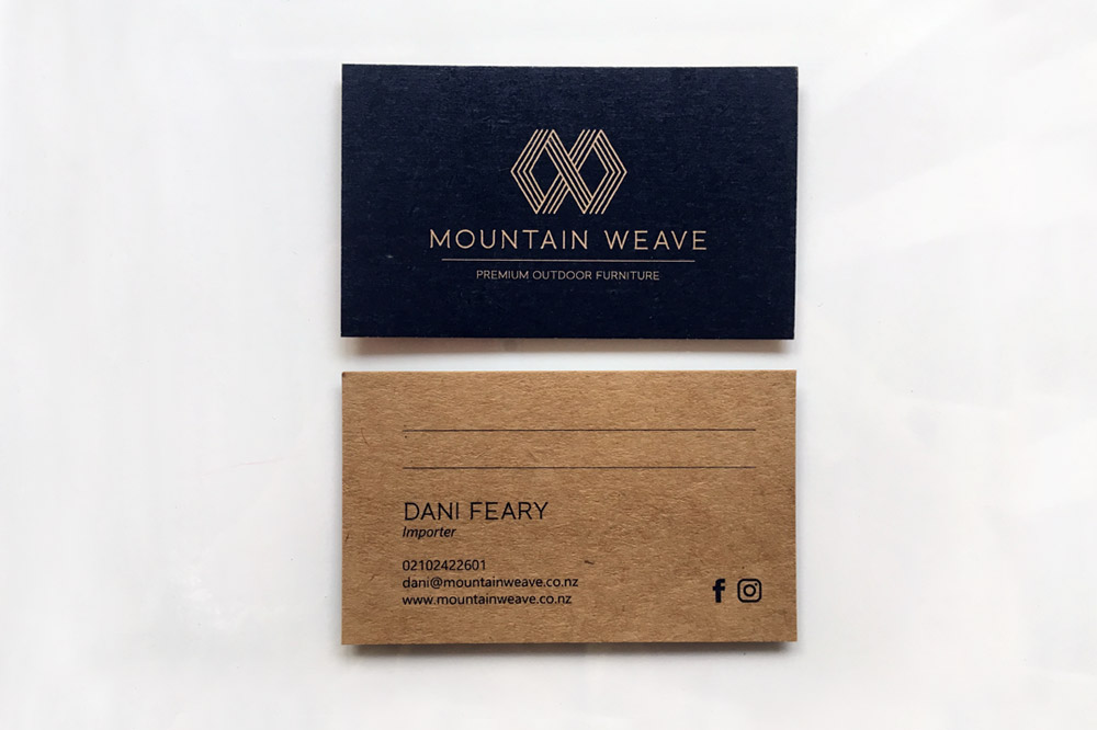 Mountain Weave Furniturebusienss Cards
