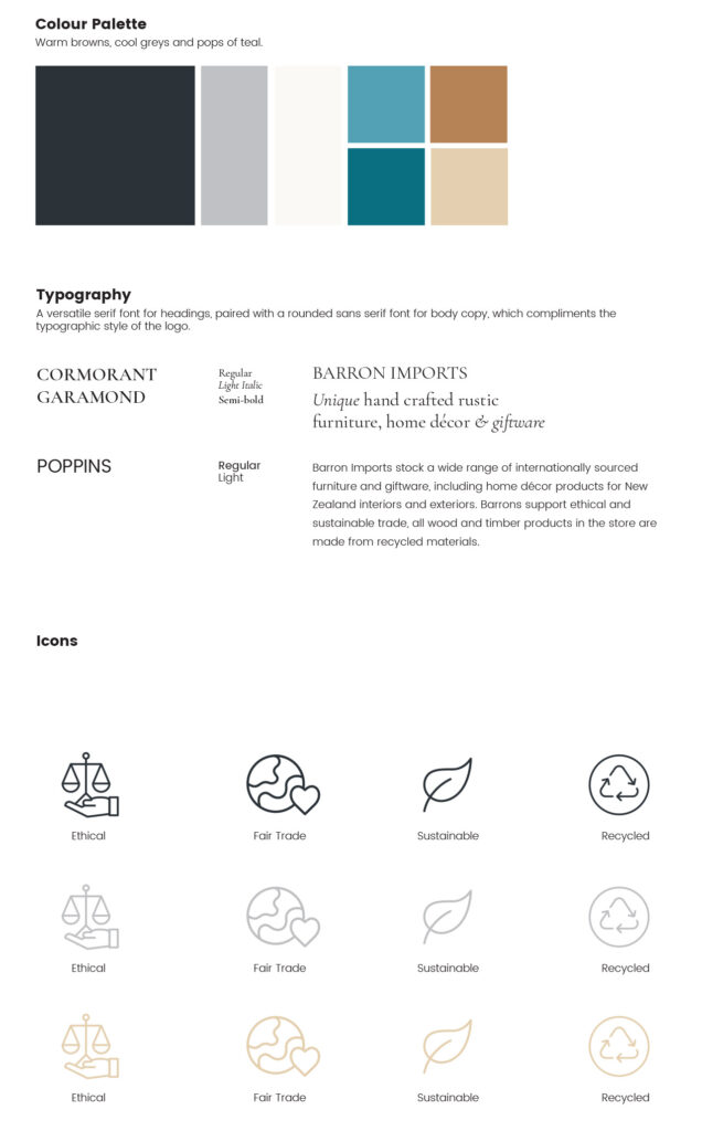 Barron Imports Branding Colour & Typography Final