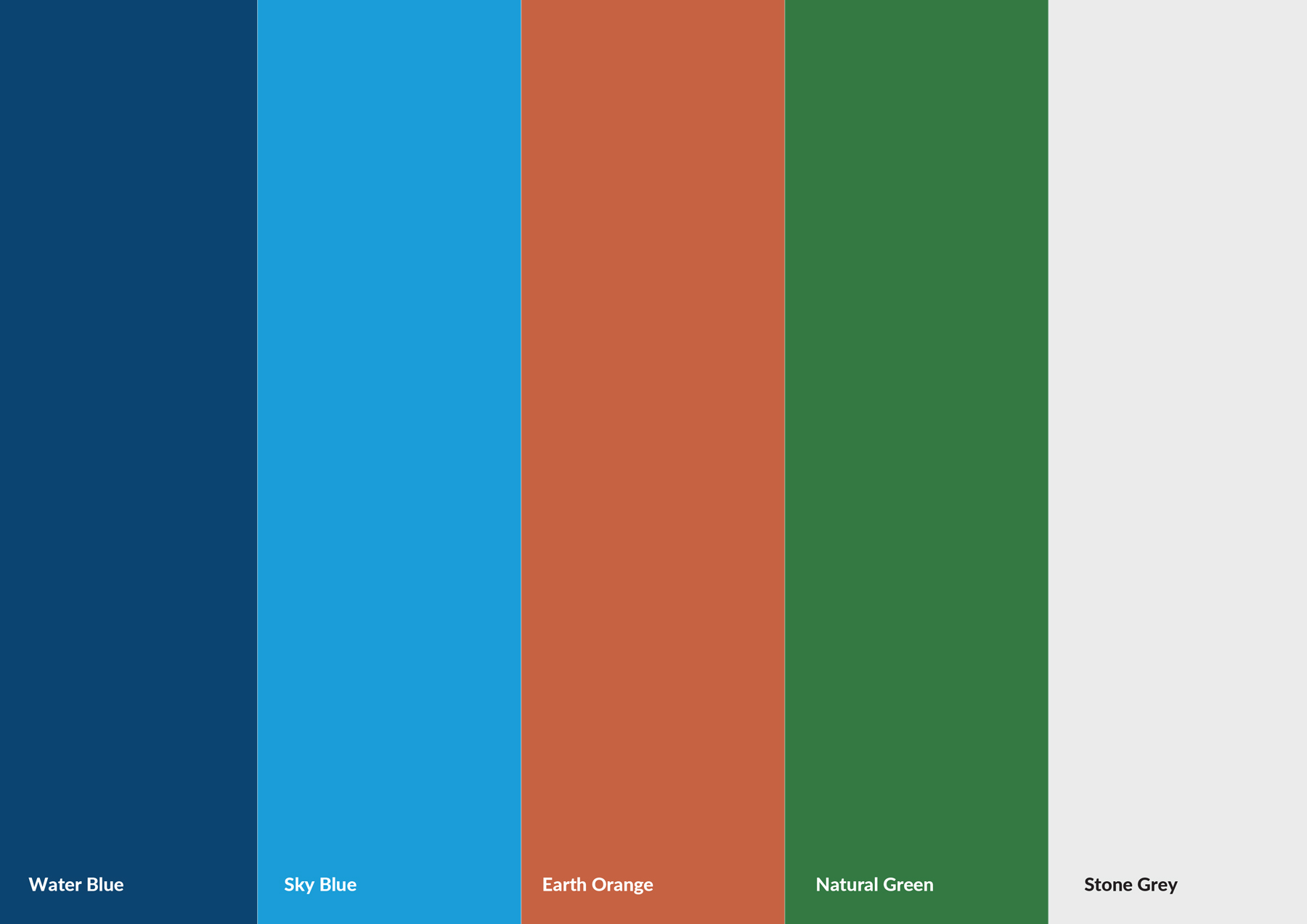 Pure Journeys Brand Colour Palette