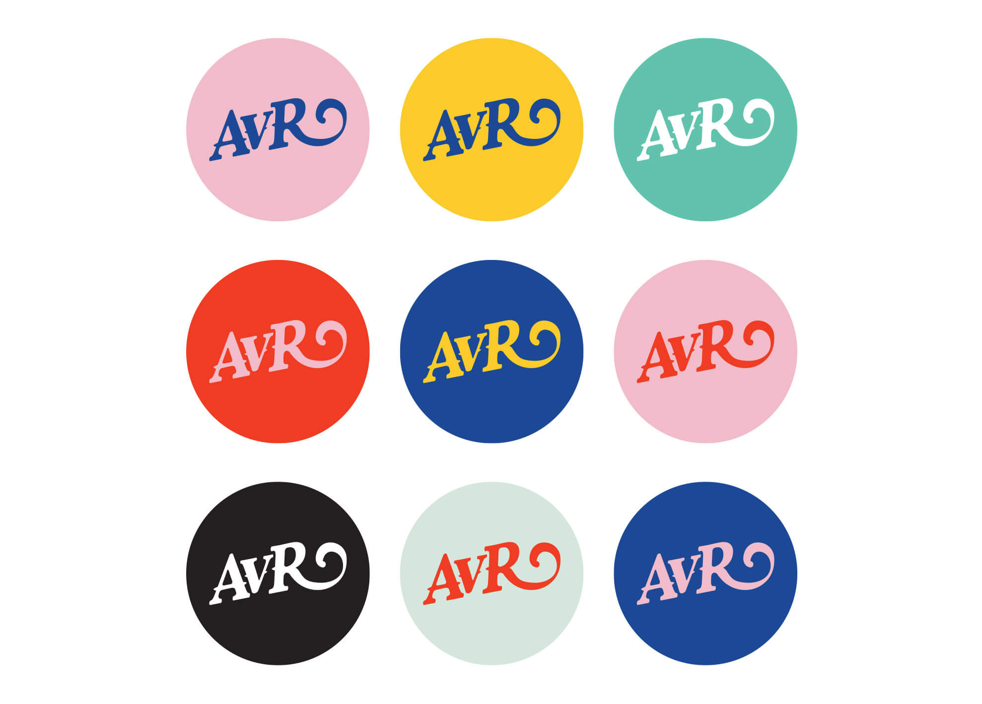 Anna Van Riel Brand Style Guide Badges