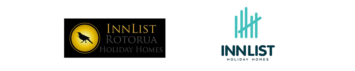 Innlist Holiday Home Old And New Logo Design Rotorua