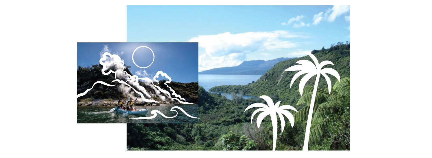 Taiuao Adventures Logo Design Rotorua Day Time References
