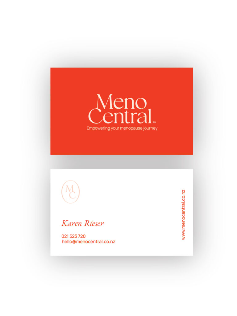 Meno Central Business Cards