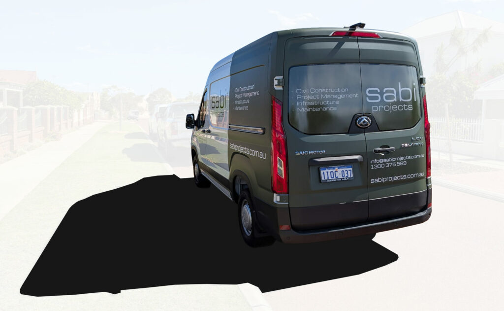 Sabi Projects Civil Engineers Envy Design Vehicle Signage Graphic Design Australia