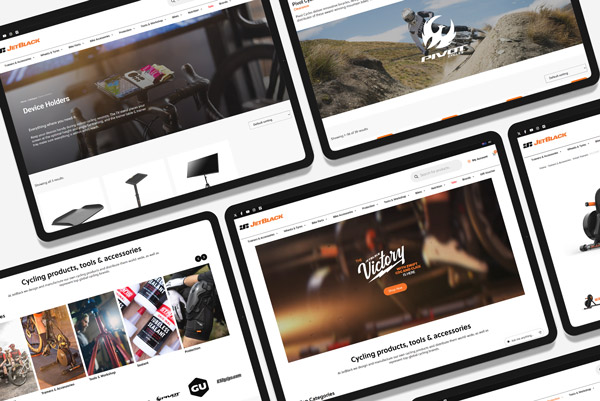 Jetblack Cyling Australila Ecommerce Web Design Wholesale Retail Web Design