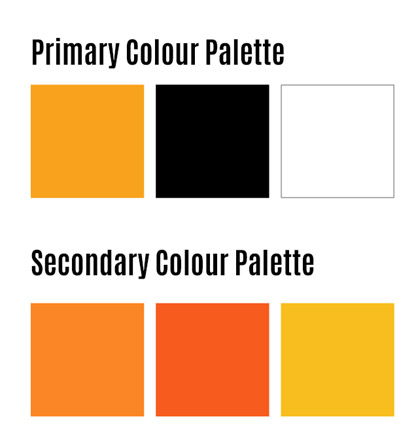 Off The Loop Website Colour Palette