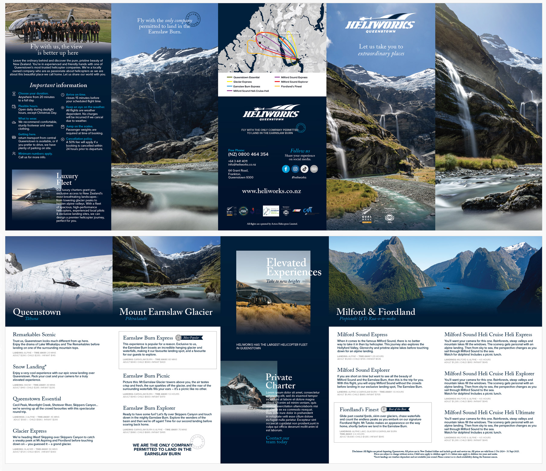 After Redesigned Heliworks Brochure Envy Web Design For Tourism